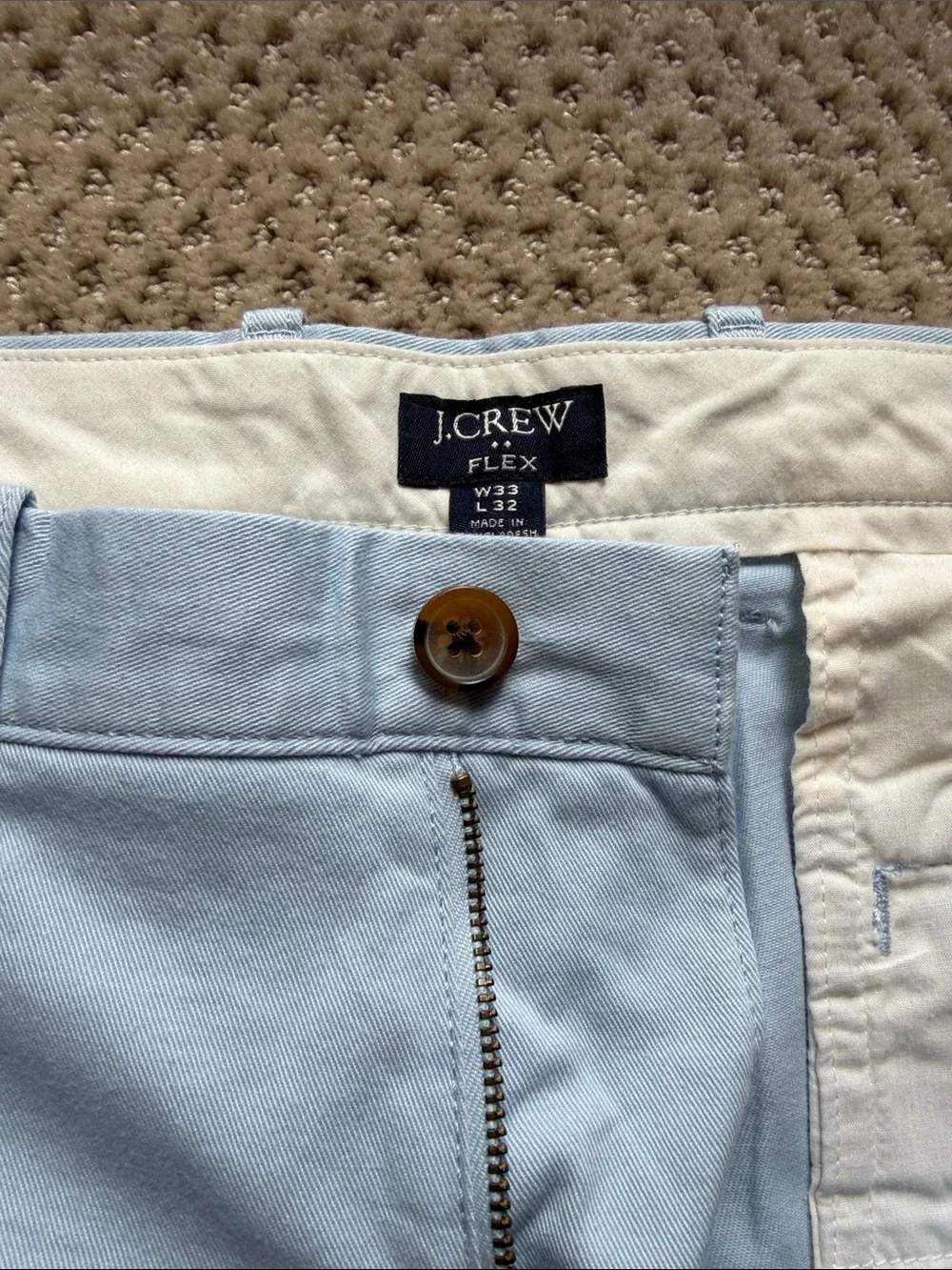 J. Crew Light Blue Men’s Slim Chinos